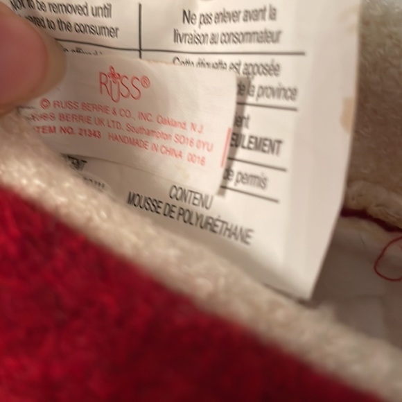 ๐
 Vintage Russ Santa Oven Mitt  - Charming Holiday Decor! ๐
 - Picture 3 of 6